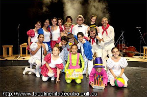Артисты кубинского детского театра «Кольменита» (фото с сайта http://www.lacolmenitadecuba.cult.cu)