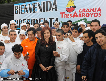 Cristina Fern&#225;ndez de Kirchner, President of Argentina.