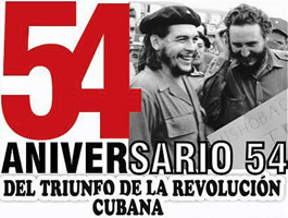 Поздравляем народ Кубы с великим праздником, с 54 годовщиной Великой Кубинской Революции!