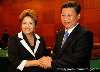 Dilma Rousseff y Xi Jinping