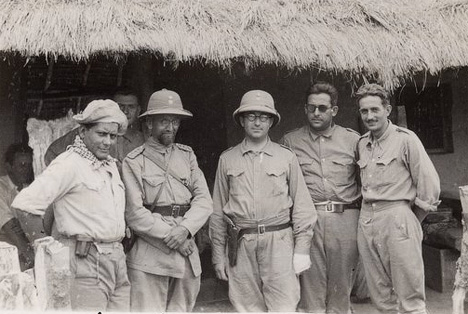 Русские в Парагвае. Генерал Беляев второи&#774; слева.