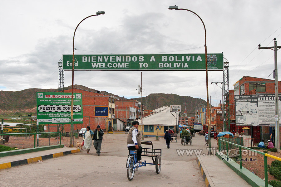 El puente que une a Bolivia y Perú