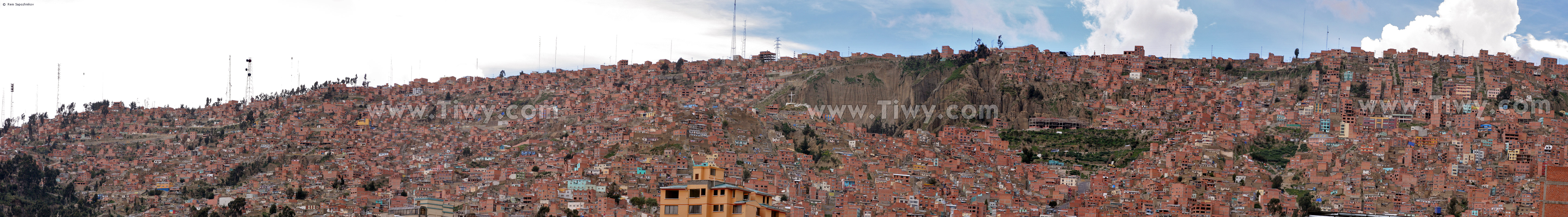 En las laderas termina La Paz y comienza El Alto