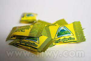 Candies made from coca leaves