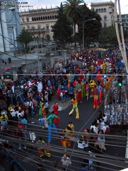 The carnival procession