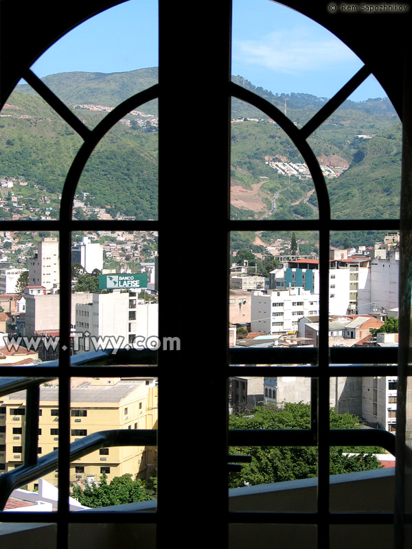 View of Tegus from hotel Plaza Libertador