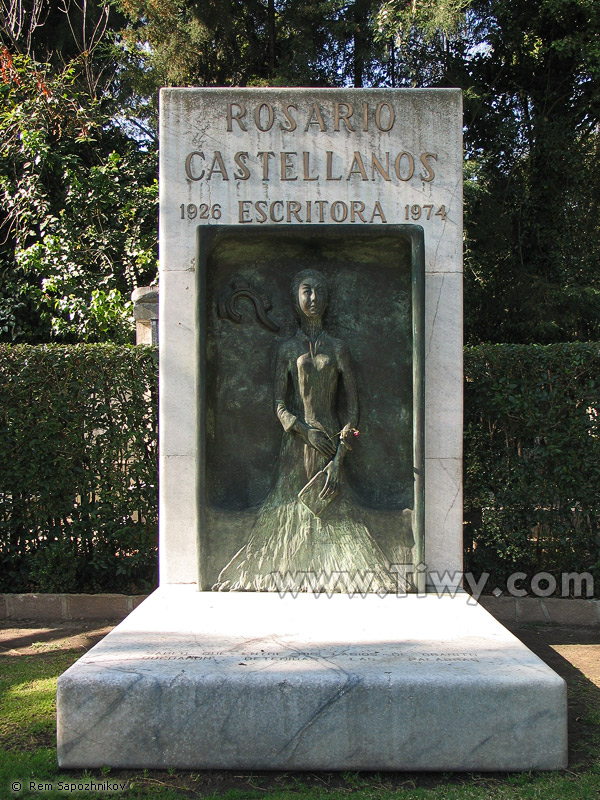 The grave of Rosario Castellanos