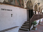 Confessional in the convent Santa Catalina