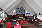 Dentro de la iglesia en el Santuario de Jos Gregorio Hernndez
