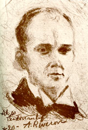 Nicolas Ferdinandov portrait (1920), by A.Reveron