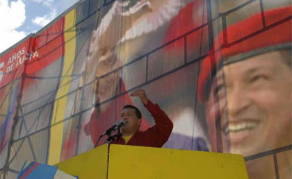 5 лет Боливарианской революции. (фото с сайта www.venpres.gov.ve)