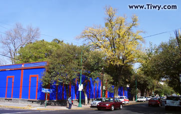 Синий дом Фриды Кало (Фото Tiwy.com) 