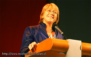 Мишель Бачелет - новый Президент Чили (Фото с сайта http://www.michellebachelet.cl)