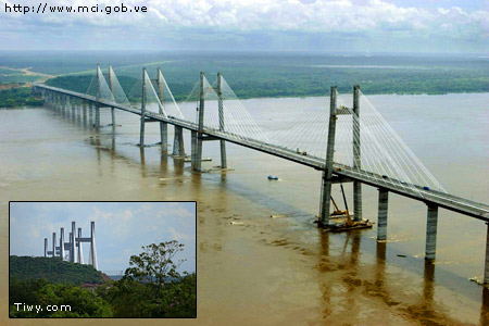 Мост «Orinoquia» (фото с сайта http://www.mci.gob.ve и www.Tiwy.com)