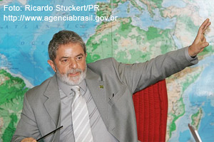 Президент Бразилии Луис Инасио Лула да Силва  (фото с сайта www.agenciabrasil.gov.br)