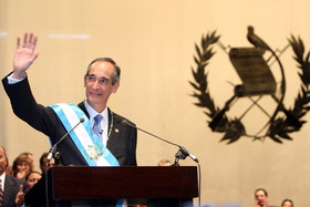 Президент Гватемалы Альваро Колом