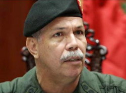 Head of the Bolivarian armed forces department general Jesus Gonzales