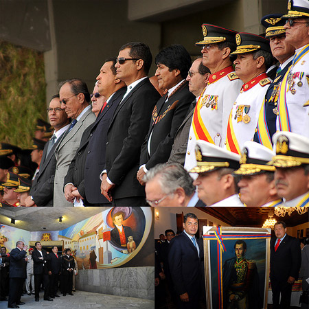 Корреа и Чавес отметили годовщину битвы при Пичинче и поделились проблемами строительства Социализма ХХI века