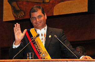 Эквадор: Президент Корреа обрушился на телевидение
