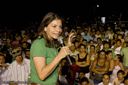 В Коста-Рике новый президент – Лаура Чинчилья