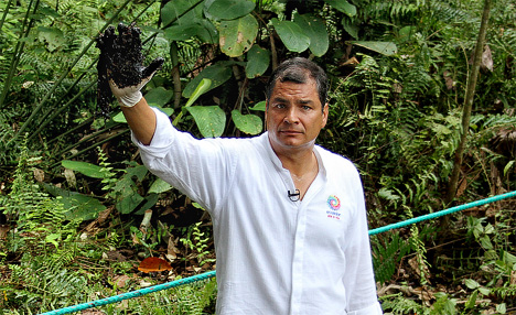 Президент Эквадора Рафаэль Корреа 
