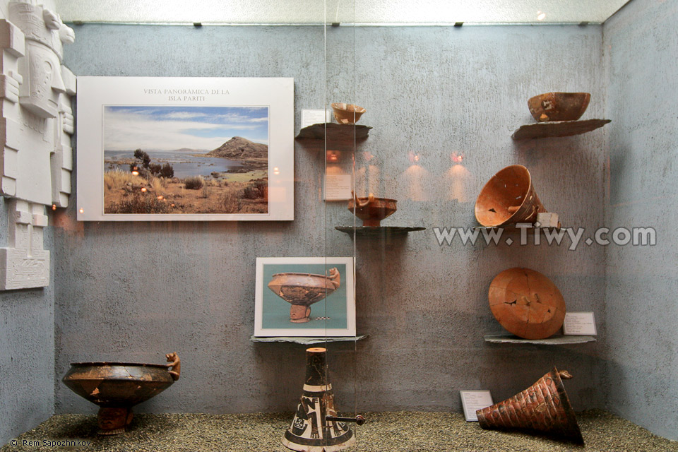El museo Tiwanaku, La Paz, Bolivia 