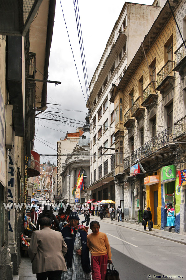 Calle Ayacucho - La Paz, Bolivia