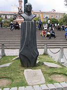 The monument to Gualberto Villarroel (1910-1946)