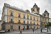 Президентский дворец Palacio Quemado (в переводе Сожженный Дворец)