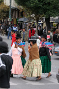 Personas en la Plaza San Francisco