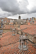 On the roof of San Francisco church