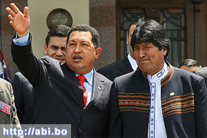Уго Чавес и Эво Моралес