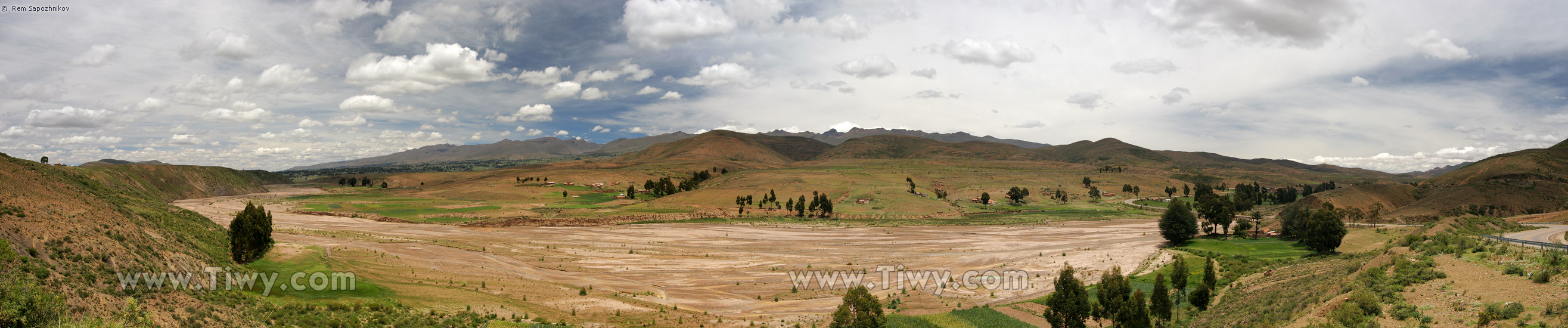 Дорога между Сукре и Потоси - Боливия