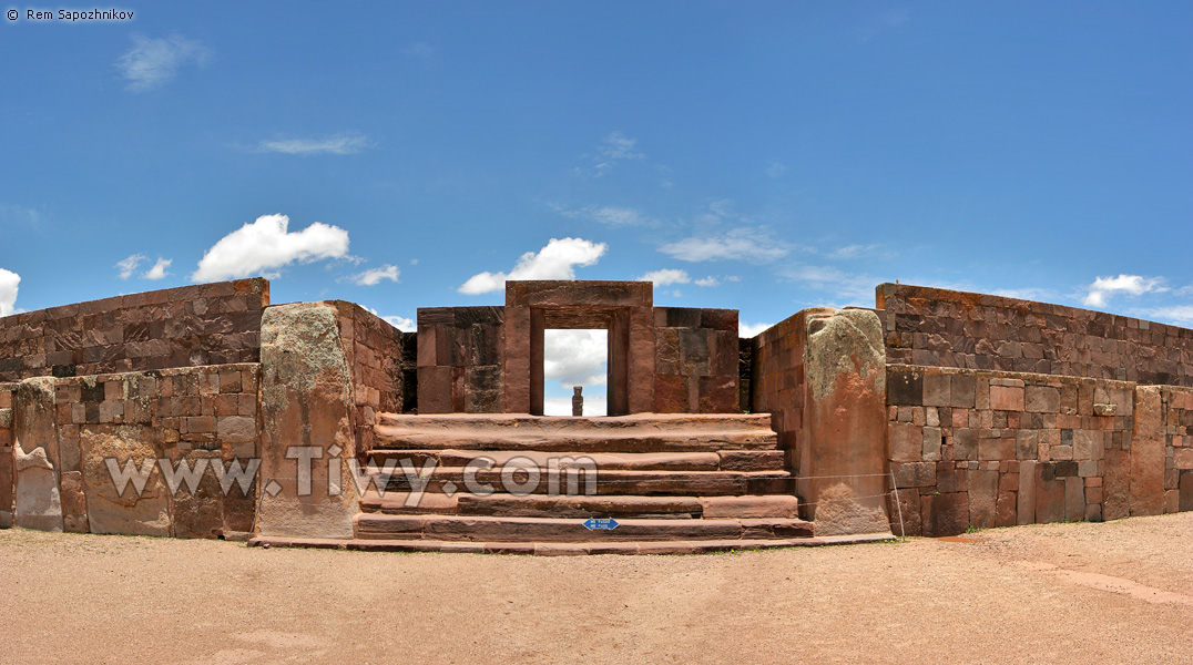 Каменные ступени Каласасайя (Kalasasaya) - Тиванаку, Боливия