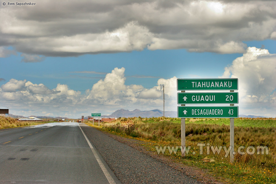You can get from La Paz to Tiwanaku in only 50 minutes
