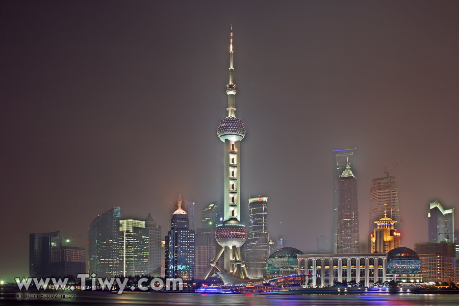 Шанхайская телебашня «Жемчужина Востока»