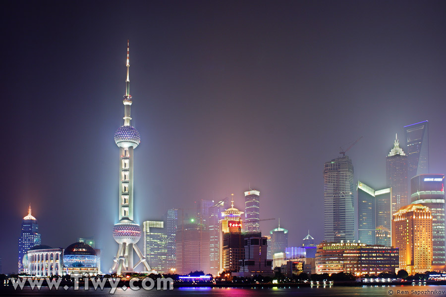 «Oriental Pearl» TV tower in Shanghai