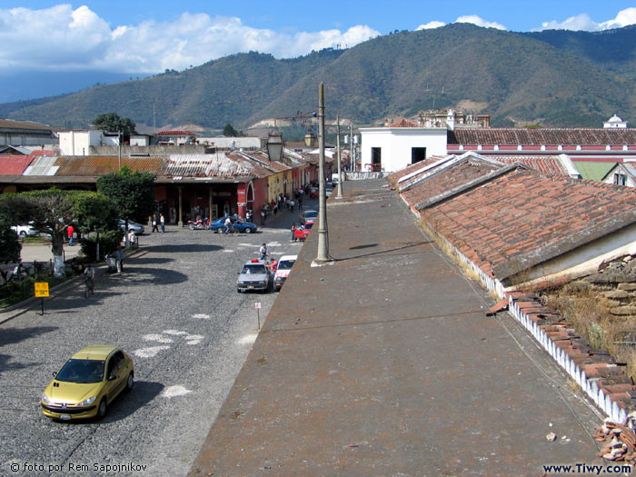 Antigua is the city of the red roofs