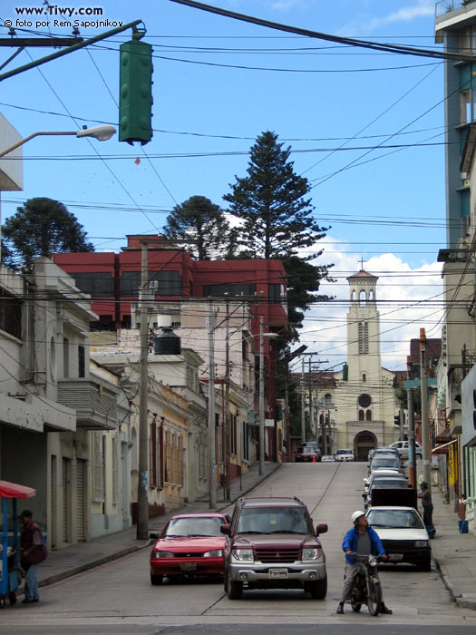 A back street in the historic centre of Guatemala-City. 