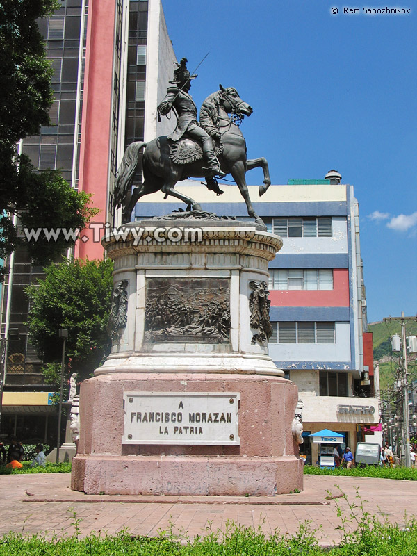 The monument to general Francisco Morazan