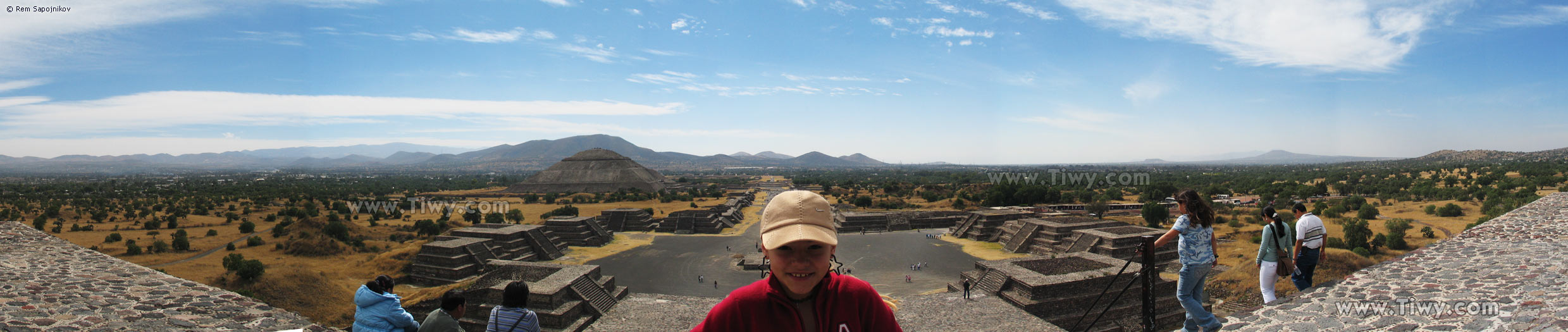View from The Pyramid of the Moon