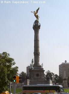 The angel that symbolises independence of Mexico