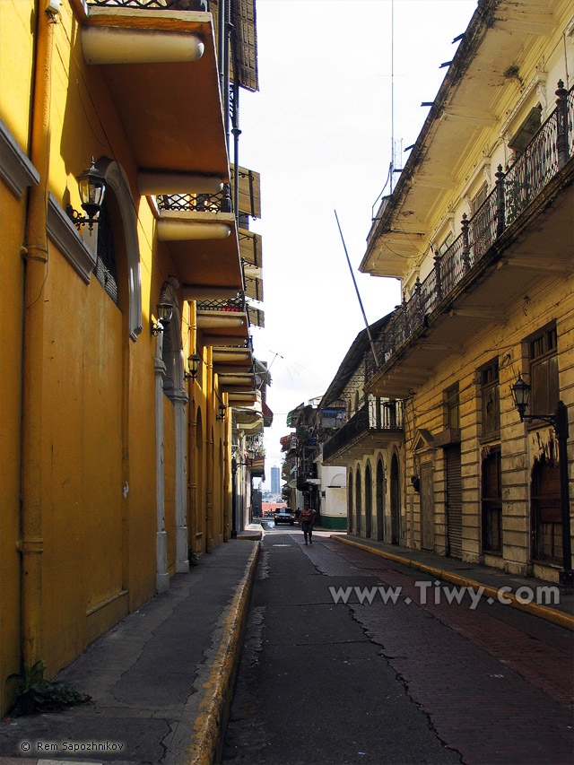 Colonial center of Panama-city