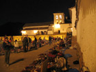 Chinchero indian market at night