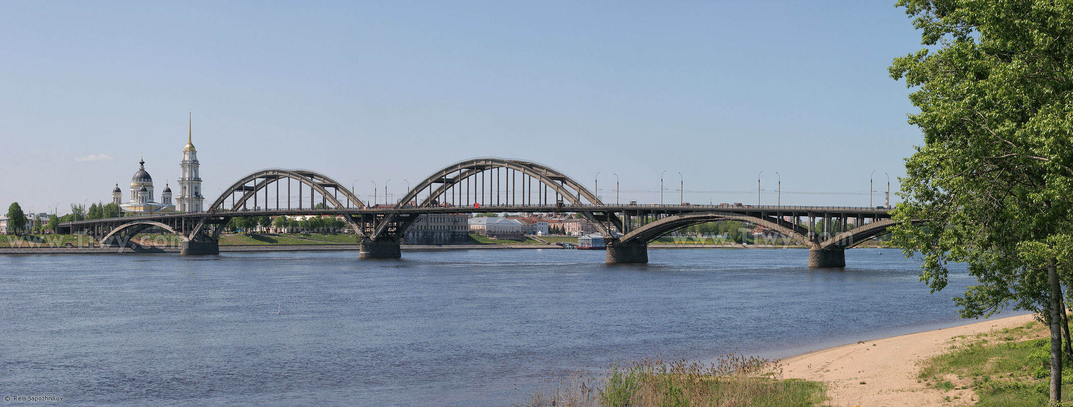 Волжский мост Рыбинск