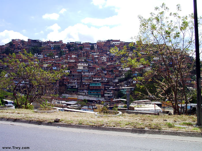 The suburbs of Caracas